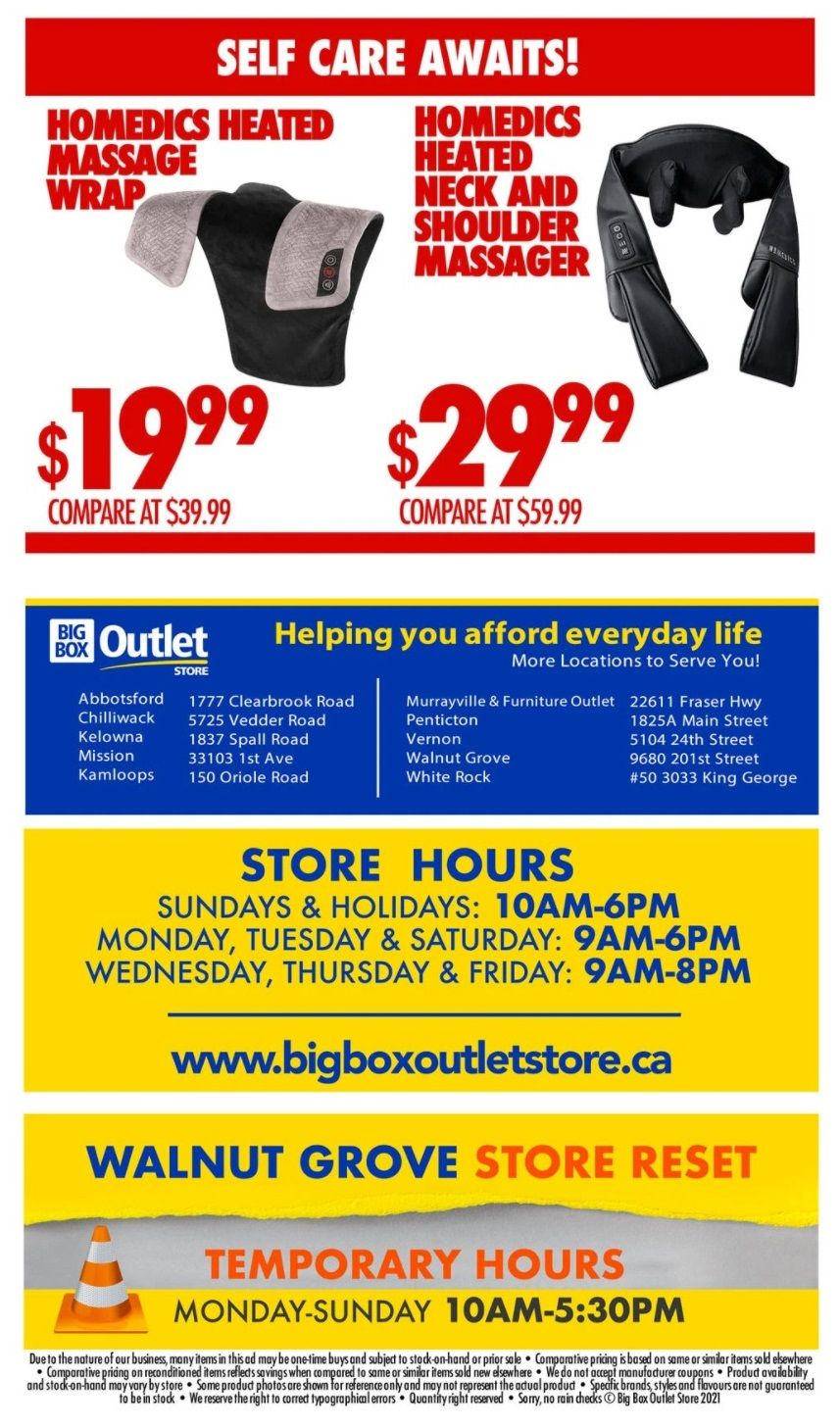 Big Box Outlet Store Flyer March 10 to 16