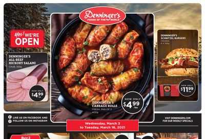 Denninger's Monthly Flyer March 3 to 16