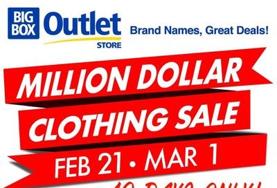 Big Box Outlet Store Flyer February 21 to March 1