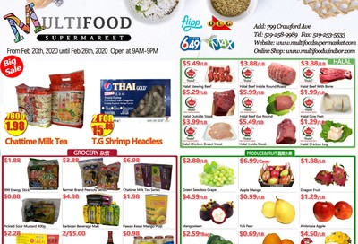 MultiFood Supermarket Flyer February 20 to 26