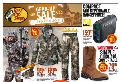 Bass Pro Shops Flyer September 5 to 22