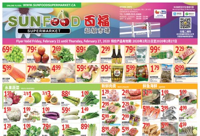Sunfood Supermarket Flyer February 21 to 27