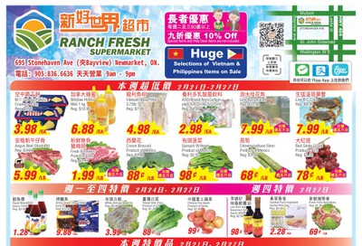 Ranch Fresh Supermarket Flyer February 21 to 27