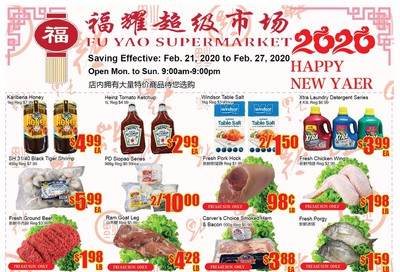 Fu Yao Supermarket Flyer February 21 to 27