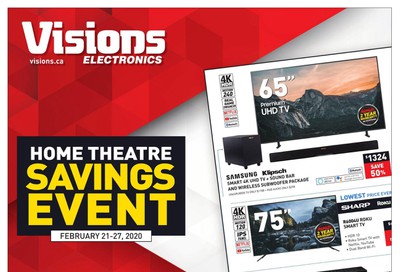 Visions Electronics Flyer February 21 to 27