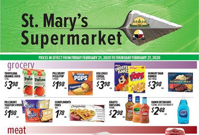 St. Mary's Supermarket Flyer February 21 to 27