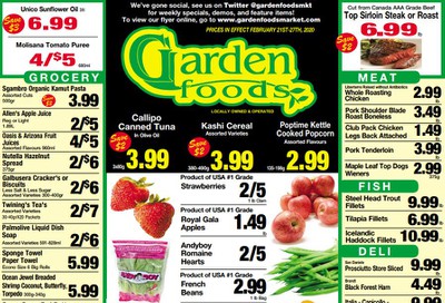 Garden Foods Flyer February 21 to 27