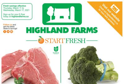 Highland Farms Flyer March 11 to 17