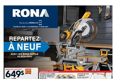 Rona (QC) Flyer March 11 to 17