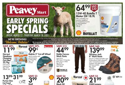 Peavey Mart (AB) Flyer March 12 to 18