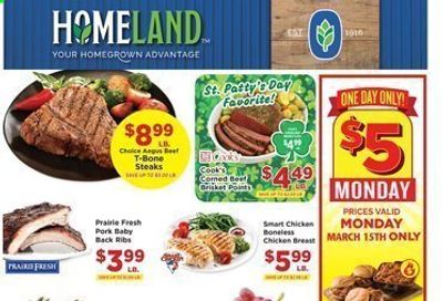 Homeland (OK, TX) Weekly Ad Flyer March 10 to March 16