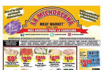 La Michoacana Meat Market (OK, TX) Weekly Ad Flyer March 10 to March 23