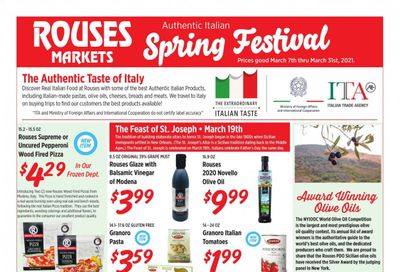 Rouses Markets (AL, LA, MS) Weekly Ad Flyer March 7 to March 31