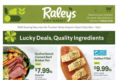 Raley's (CA) Weekly Ad Flyer March 10 to March 16