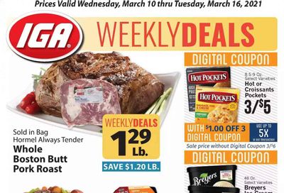 IGA Weekly Ad Flyer March 10 to March 16