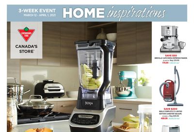 Canadian Tire Home Inspirations Flyer March 12 to April 1