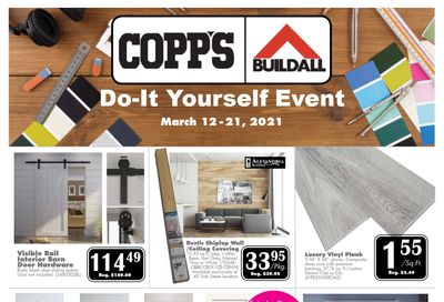 COPP's Buildall Flyer March 12 to 21