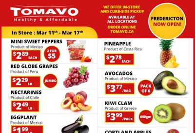 Tomavo Flyer March 11 to 17