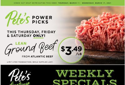 Pete's Fine Foods Flyer March 11 to 17