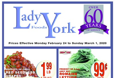 Lady York Foods Flyer February 24 to March 1