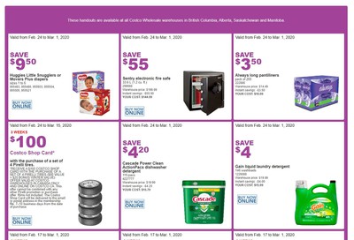 Costco (BC, AB, SK & MB) Weekly Savings February 24 to March 1