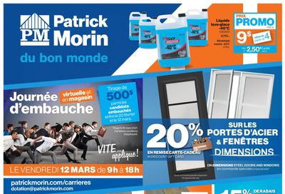 Patrick Morin Flyer March 11 to 17