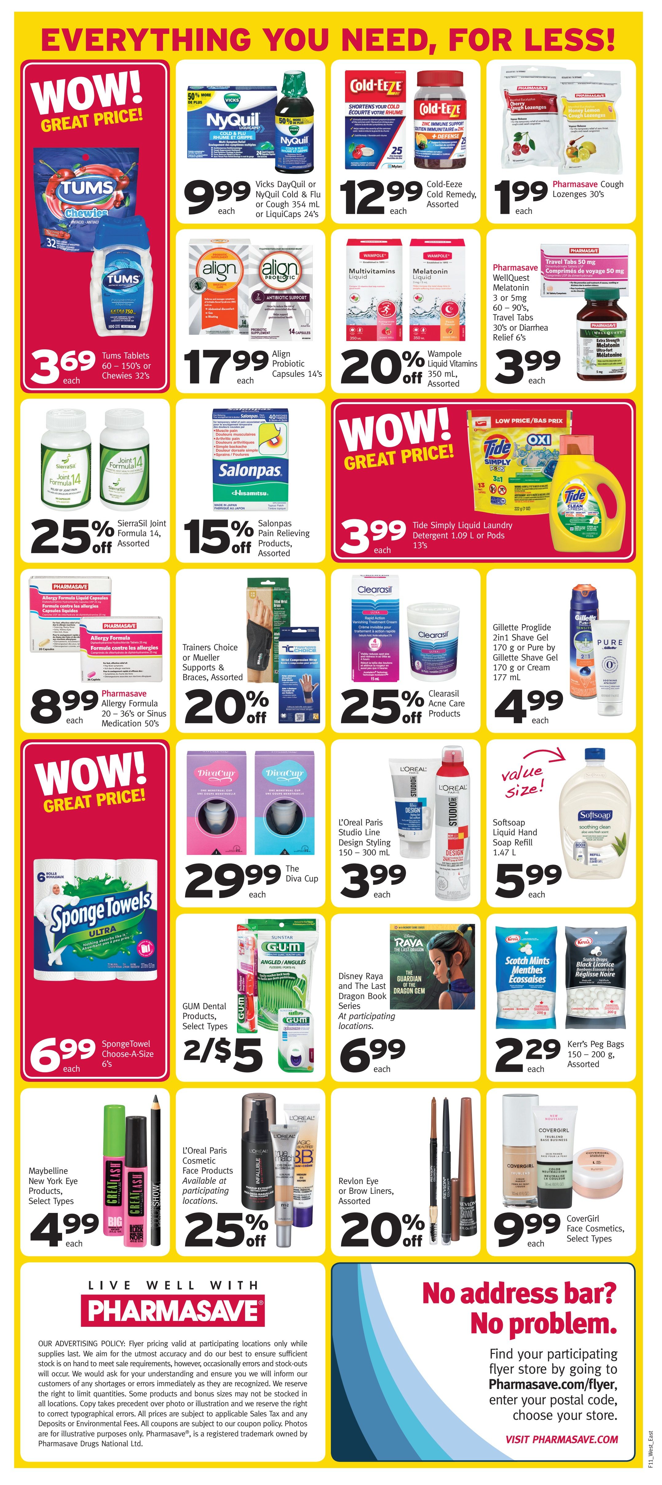 Pharmasave (BC, AB, SK, MB & ON) Flyer March 12 to 18