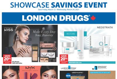 London Drugs Showcase Savings Event Flyer March 12 to 24