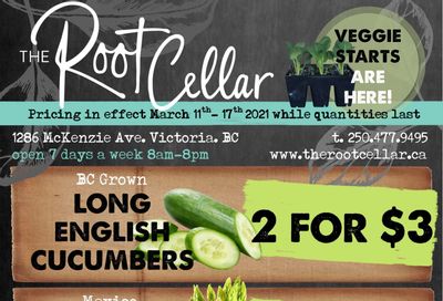 The Root Cellar Flyer March 11 to 17