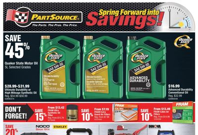 PartSource Flyer March 12 to 24
