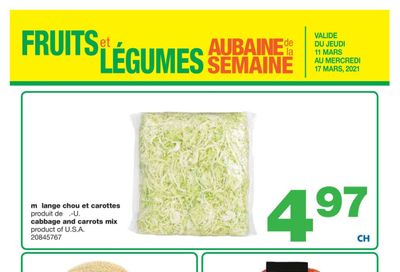 Wholesale Club (QC) Produce Deal of the Week Flyer March 11 to 17