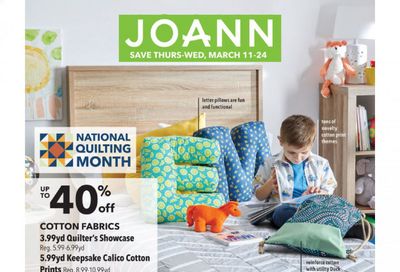 JOANN Weekly Ad Flyer March 11 to March 24