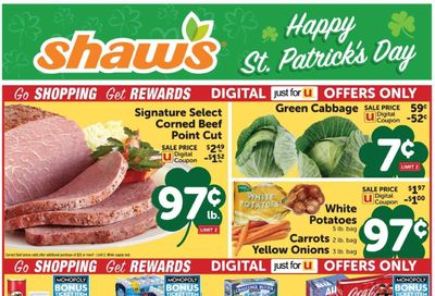Shaw’s (MA, ME, NH, RI, VT) Weekly Ad Flyer March 12 to March 18