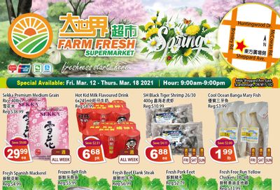 Farm Fresh Supermarket Flyer March 12 to 18