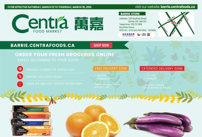 Centra Foods (Barrie) Flyer March 12 to 18