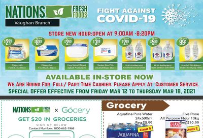 Nations Fresh Foods (Vaughan) Flyer March 12 to 18