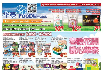 Foody World Flyer March 12 to 18
