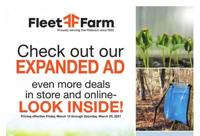 Fleet Farm Weekly Ad Flyer March 12 to March 20