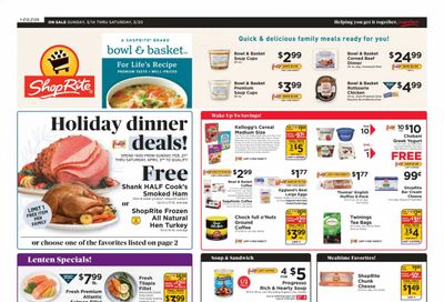 ShopRite (CT, DE, MD, NJ, NY, PA) Weekly Ad Flyer March 14 to March 20