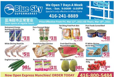 Blue Sky Supermarket (North York) Flyer March 12 to 18