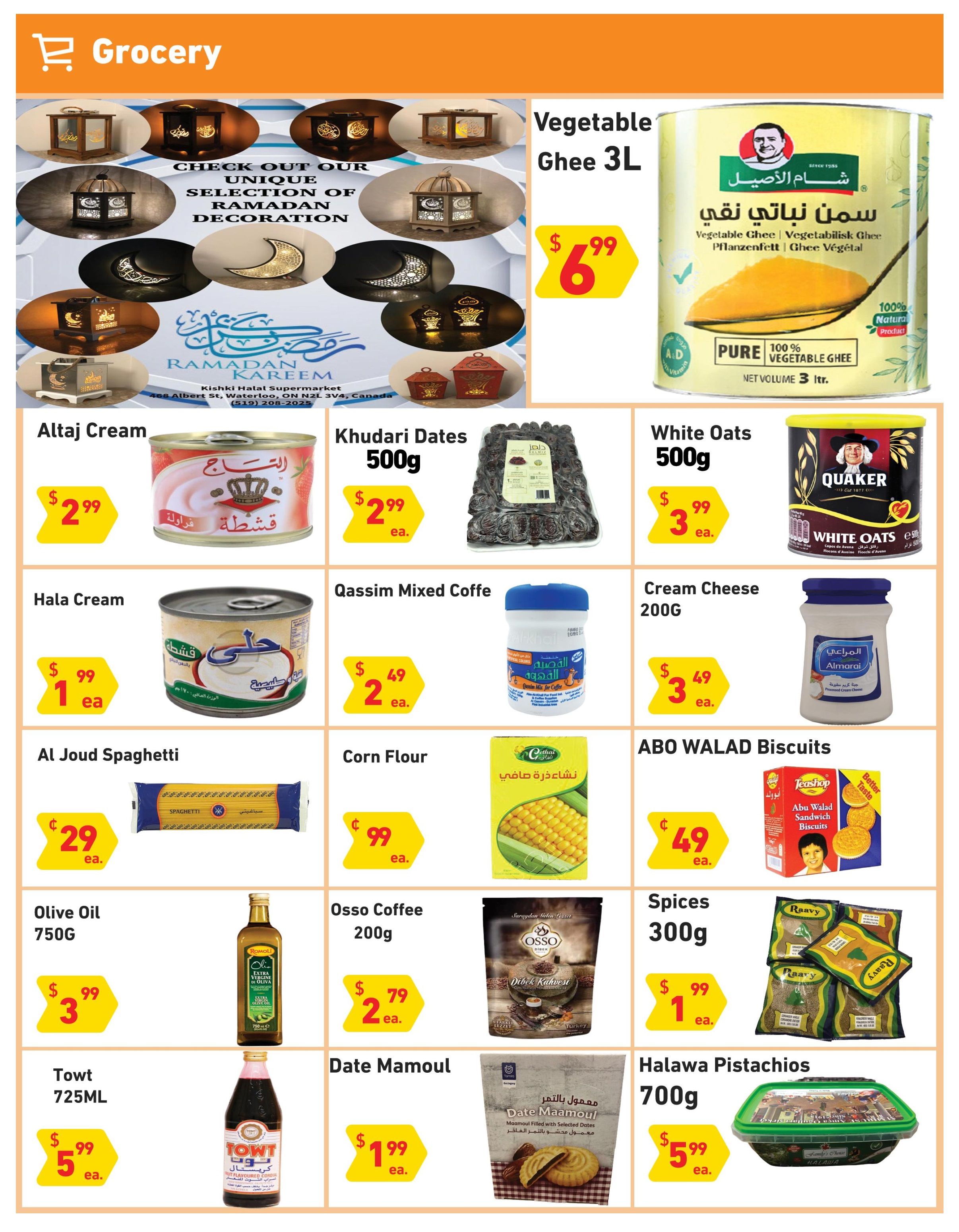 Kishki Halal Supermarket Flyer March 12 to 18