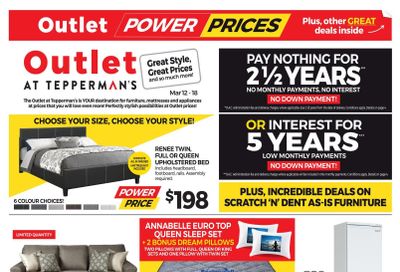 Outlet at Tepperman's Flyer March 12 to 18