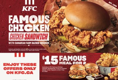 KFC Canada Coupons (BC), until May 9, 2021