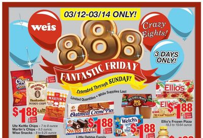 Weis Weekly Ad Flyer March 12 to March 14