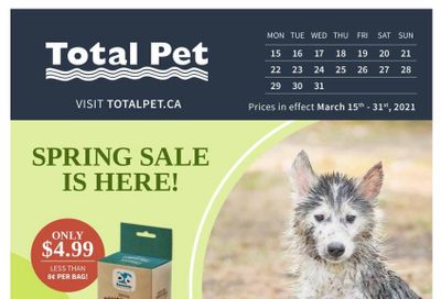 Total Pet Flyer March 15 to 31