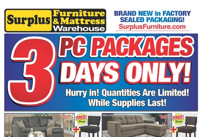 Surplus Furniture & Mattress Warehouse (Thunder Bay) Flyer February 25 to March 2