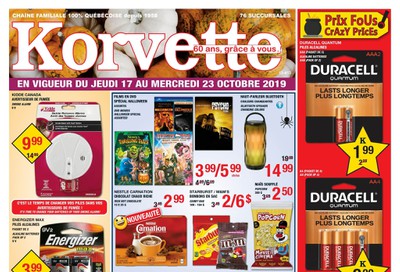 Korvette Flyer October 17 to 23