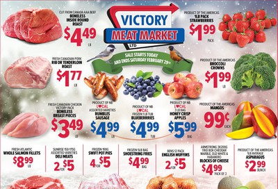 Victory Meat Market Flyer February 25 to 29
