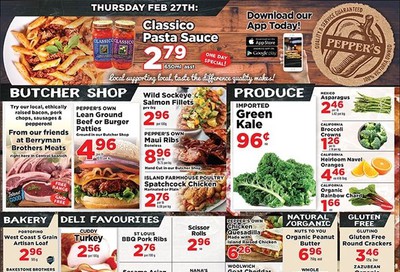 Pepper's Foods Flyer February 25 to March 2