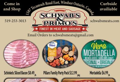 Schwab's & Primo's Flyer March 16 to 20